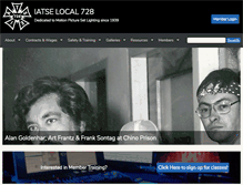 Tablet Screenshot of iatse728.org